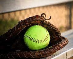 softball and glove